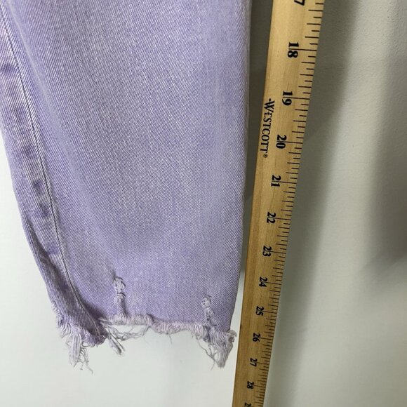 Abercrombie Simone High Rise Slim Ankle Jeans Womens Size 31 Purple - Picture 5 of 9